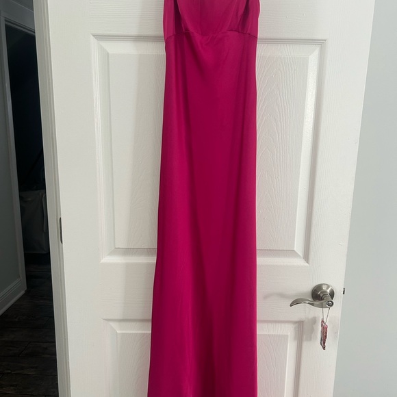 Abercrombie & Fitch Vibrant Fuchsia Strapless Dress - Picture 6 of 6